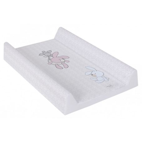 Ceba Baby merev pelenkázó lap 50*70 cm Comfort - Bunnies grey