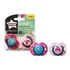 Tommee Tippee fun style játszócumi 0-6 hó 2 db  - csibe/cica