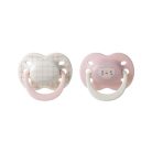 Tommee Tippee Ultimate Fit játszócumi 0-6 hó 2 db - beige/pink cica