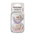 Tommee Tippee Ultimate Fit játszócumi 6-18 hó 2 db - apró virágos/kutyus
