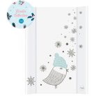 Ceba Baby merev pelenkázó lap 50*70 cm Comfort - Winter Collection Bird
