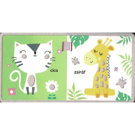 Puhakönyv csörgővel - Állatok 