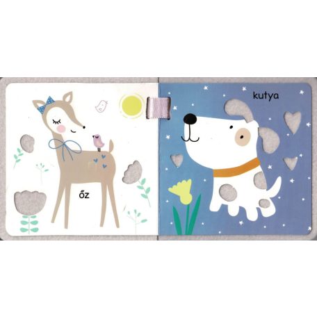 Puhakönyv csörgővel - Állatok 