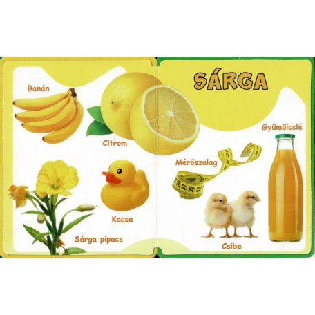 Szivacskönyv - Színek