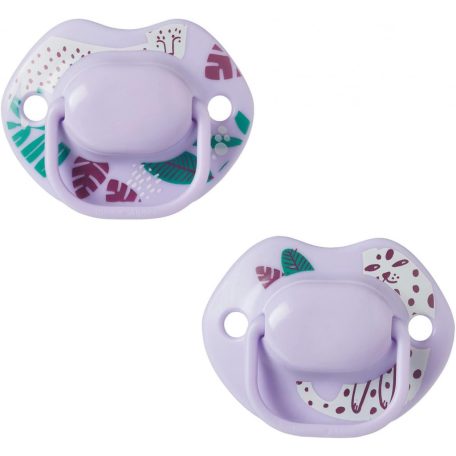 Tommee Tippee Moda játszócumi 2db 6-18hó - lila