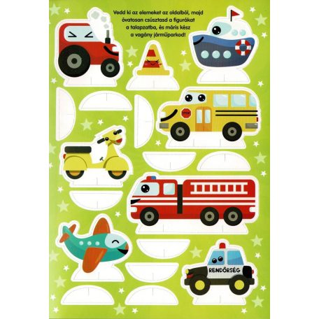 Varázslatos matricák - Mókás járművek 