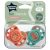 Tommee Tippee Fun Friends játszócumi 18-36 hó 2 db - bordó/zöld 