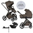 EASYWALKER Zoey 4in1 multifunkciós babakocsi Chestnut Brown + CBX By CYBEX Aton B2 i-Size + bázis
