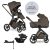 EASYWALKER Zoey 4in1 multifunkciós babakocsi Chestnut Brown + CBX By CYBEX Aton B2 i-Size + bázis
