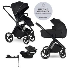   EASYWALKER Zoey 4in1 multifunkciós babakocsi Pure Black + CBX By CYBEX Aton B2 i-Size + bázis
