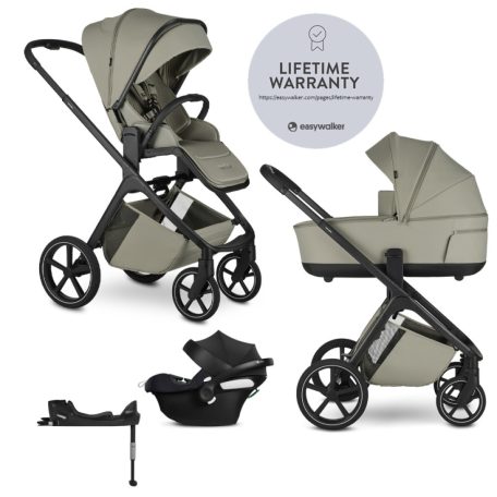 EASYWALKER Zoey 4in1 multifunkciós babakocsi Sage Green + CBX By CYBEX Aton B2 i-Size + bázis