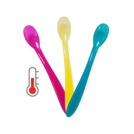 Baby-Nova hőérzékeny hosszúnyelű kanál 3 db 