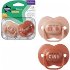 Tommee Tippee Anytime 2 db-os játszócumi 18-36 m - sötétbarna/cappuccino