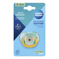   Canpol babies nyugtató szilikon cumi szimmetrikus  0-6 hó - koala