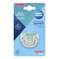   Canpol babies nyugtató szilikon cumi szimmetrikus 6-18 hó - láma 