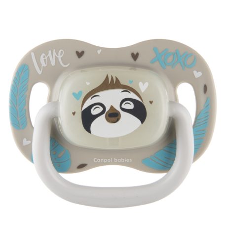 Canpol babies nyugtató szilikon cumi szimmetrikus 18 hó+   lajhár