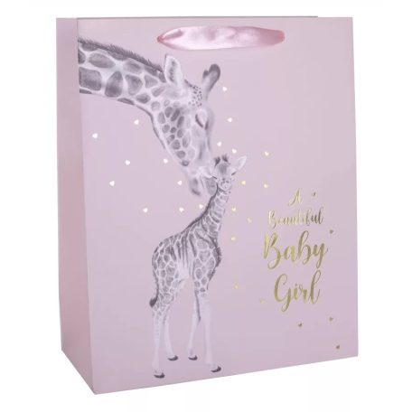 Ajándéktasak Baby Girl 26x32 cm