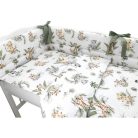 Baby Shop 3 részes babaágynemű - szafari zöld