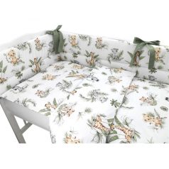 Baby Shop 3 részes babaágynemű - szafari zöld