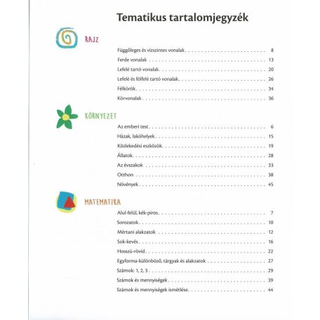 Készülünk az iskolára - 3-4 éveseknek