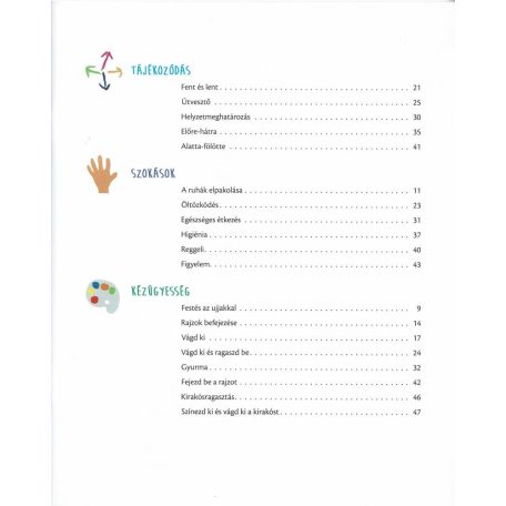 Készülünk az iskolára - 3-4 éveseknek