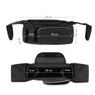 Zopa Deluxe rendező táska babakocsira - Black