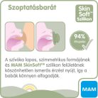 MAM Original Pure 16+ hó nyugtató cumi 2 db-os - kék medve/bézs róka