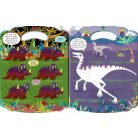 Színes foglalkoztatófüzet dinoszauruszokkal 