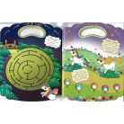 Színes foglalkoztatófüzet unikornisokkal 