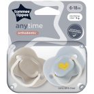 Tommee Tippee Anytime nyugtatócumi  6-18 hó 2 db  - kacsa