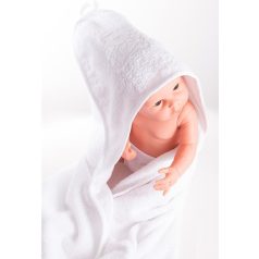   Vaganza hímzett fürdőlepedő, fürdetőkesztyűvel 80*80 cm - szürke oroszlán 