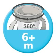 NUK Mini Magic Cup 6+ varázslatos pohár 160ml - zöld