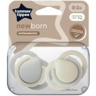 Tommee Tippee Newborn újszülött játszócumi 0-2 hó 2 db - szürke/bézs