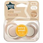 Tommee Tippee Newborn újszülött játszócumi 0-2 hó 2 db - pink/bézs