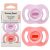 Tommee Tippee Ultralight nyugtató cumi 0-6 hó 2 db -  korall,lila