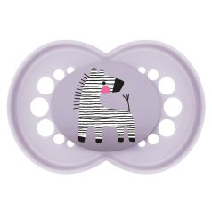 MAM Original 16+ szilikon nyugtató cumi - lila zebra