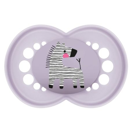 MAM Original 16+ szilikon nyugtató cumi - lila zebra
