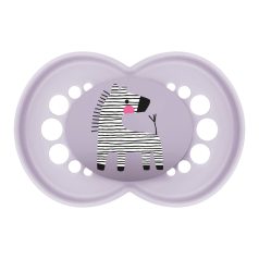 MAM Original 16+ szilikon nyugtató cumi - lila zebra