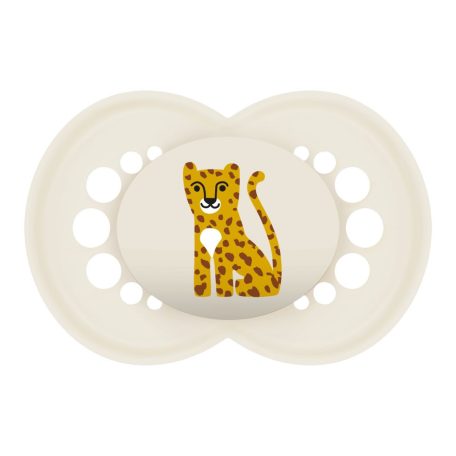 MAM Original 16+ szilikon nyugtató cumi - natúr leopárd 