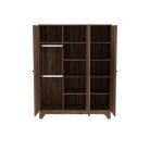 Faktum Nest Walnut 3 osztású szekrény