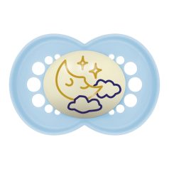MAM Original Night 16+ szilikon nyugtató cumi - kék hold