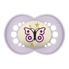   MAM Original Night 16+ szilikon nyugtató cumi - lila pillangó