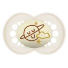 MAM Original Night 16+ szilikon nyugtató cumi - natúr bolygó