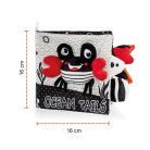 Zopa Kontrasztos fejlesztő plüsskönyv - Panda