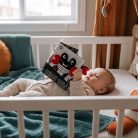 Zopa Kontrasztos fejlesztő plüsskönyv - Panda
