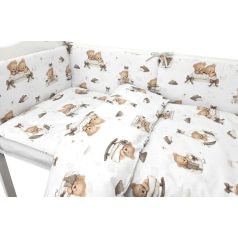   Baby Shop 3 részes ágynemű garnitúra - Mackó álom bézs