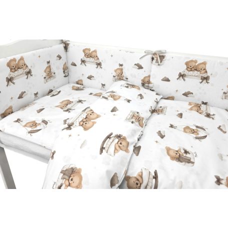 Baby Shop 3 részes ágynemű garnitúra - Mackó álom bézs