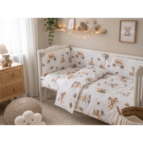 Baby Shop 3 részes ágynemű garnitúra - Mackó álom bézs