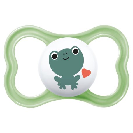 MAM Air 6h+ szilikon cumi - zöld béka