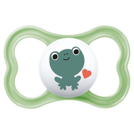 MAM Air 6h+ szilikon cumi - zöld béka